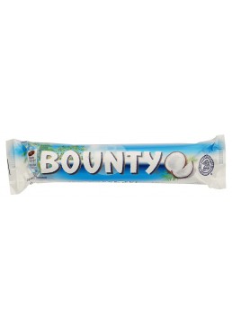 Батончик Bounty в молочно-шоколадной глазури с кокосовой начинкой, 57 г